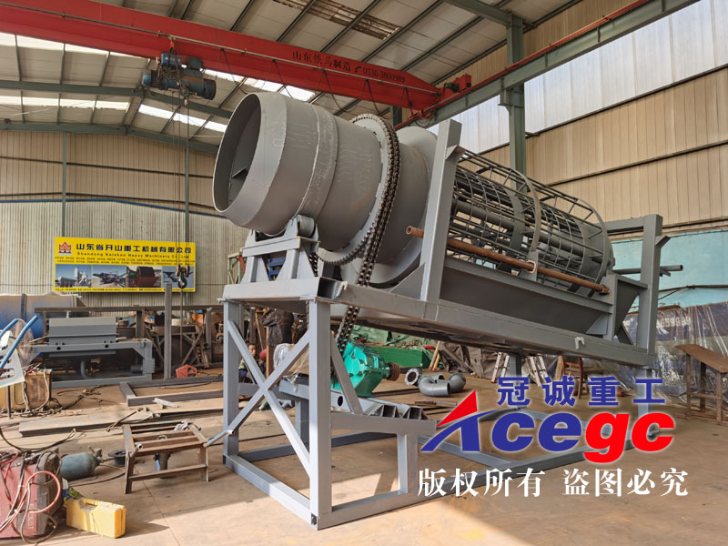 新型搅拌滚筒洗石机 新型搅拌滚筒洗石机