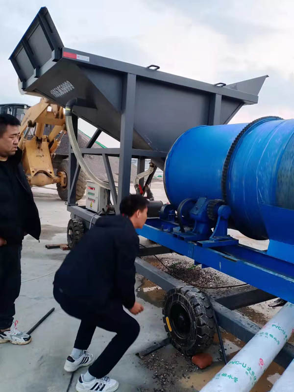 移动式圆筒洗石机